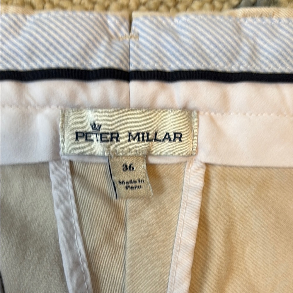 Peter Millar Men's Cream Pants